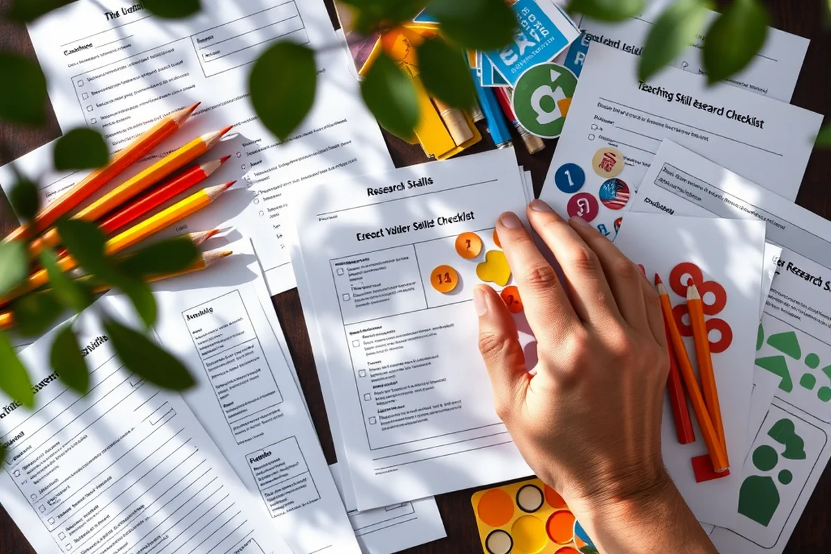 teaching students research skills checklist — Teaching Students Research Skills Checklist (the finished result)